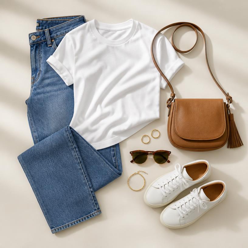 Look completo de estilo casual